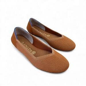 Rothy’s The Flat Round Toe Fawn Sz 8.5